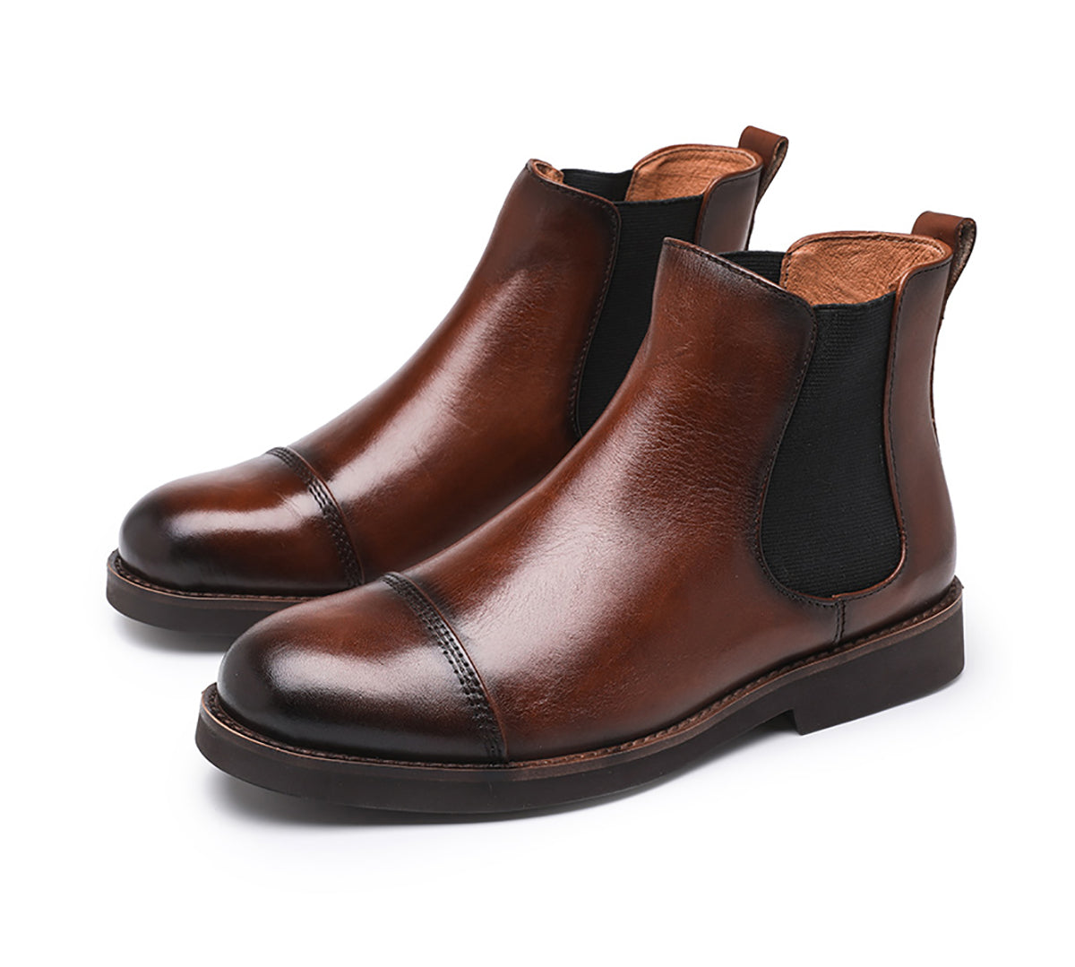 Botas Chelsea clásicas de moda para hombre 