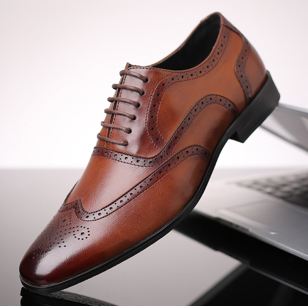 Men's Wingtip Brogue Oxfords