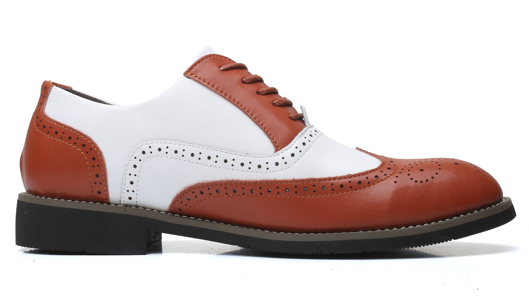 Zapatos Oxford clásicos Wingtip Brogue para hombre