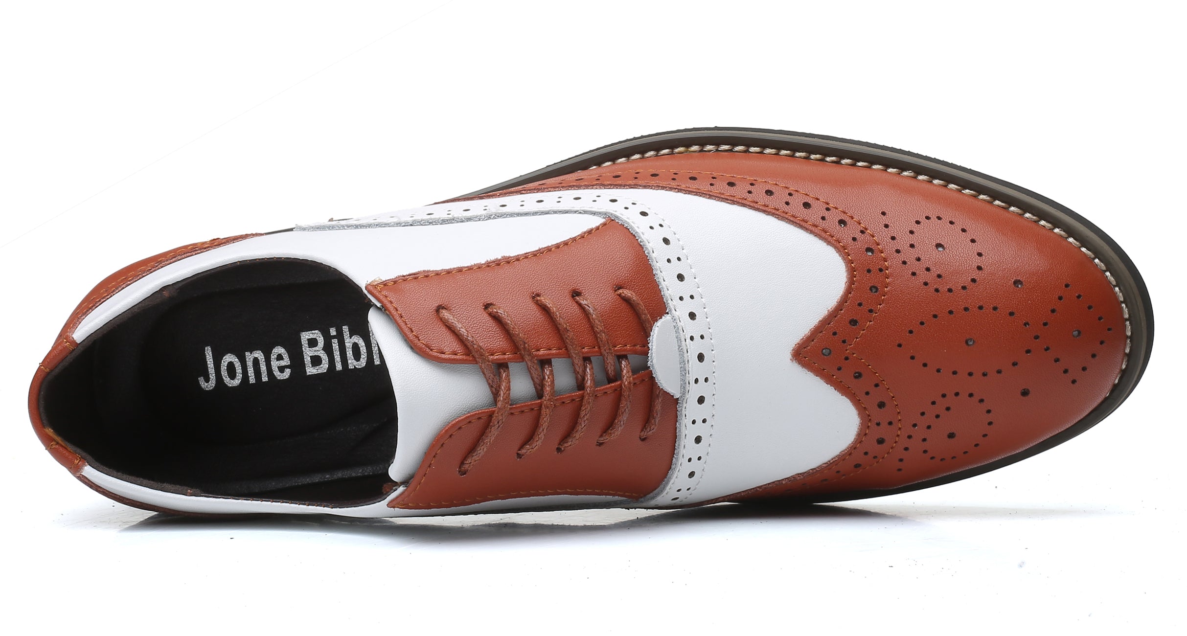 Zapatos Oxford clásicos Wingtip Brogue para hombre