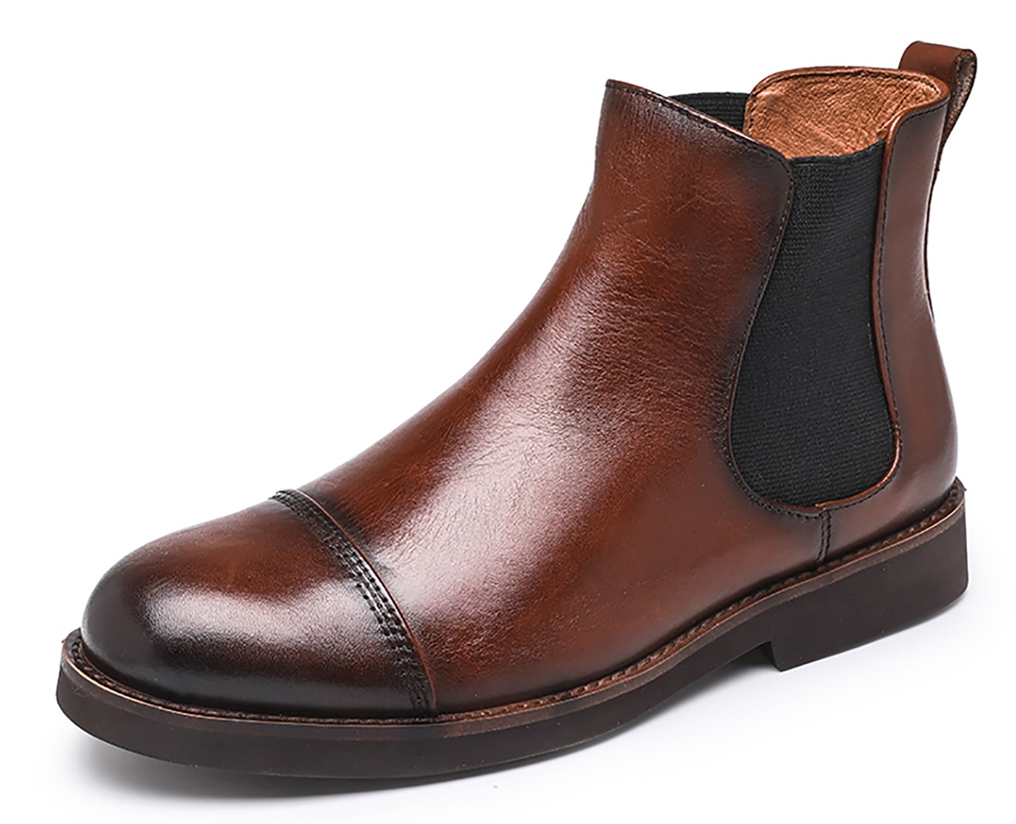 Botas Chelsea clásicas de moda para hombre 