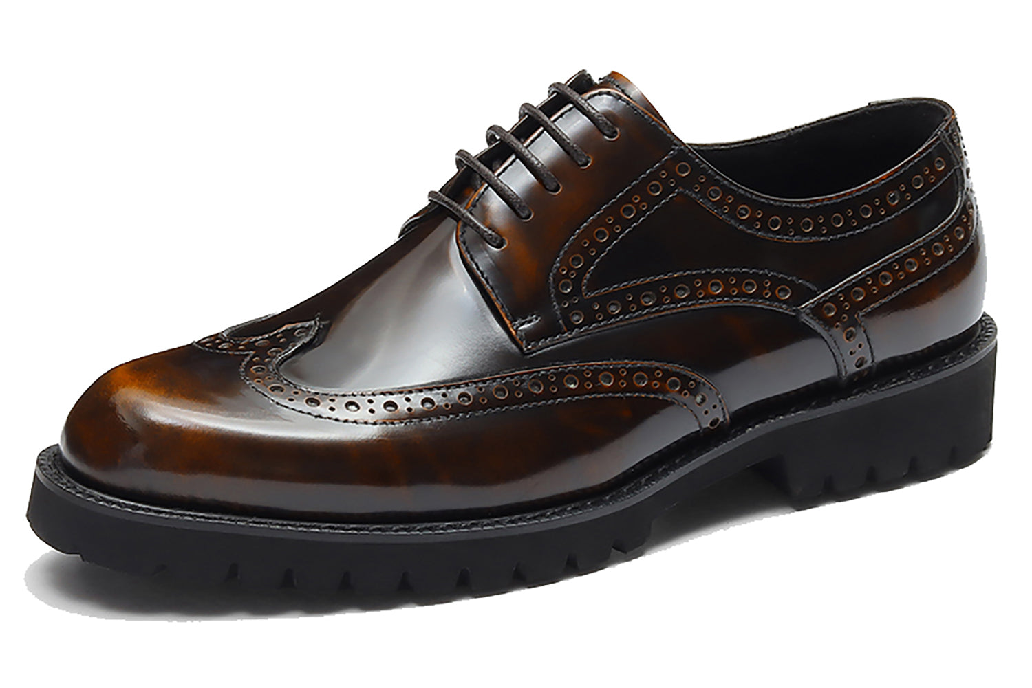 Derby formal de suela gruesa para hombre