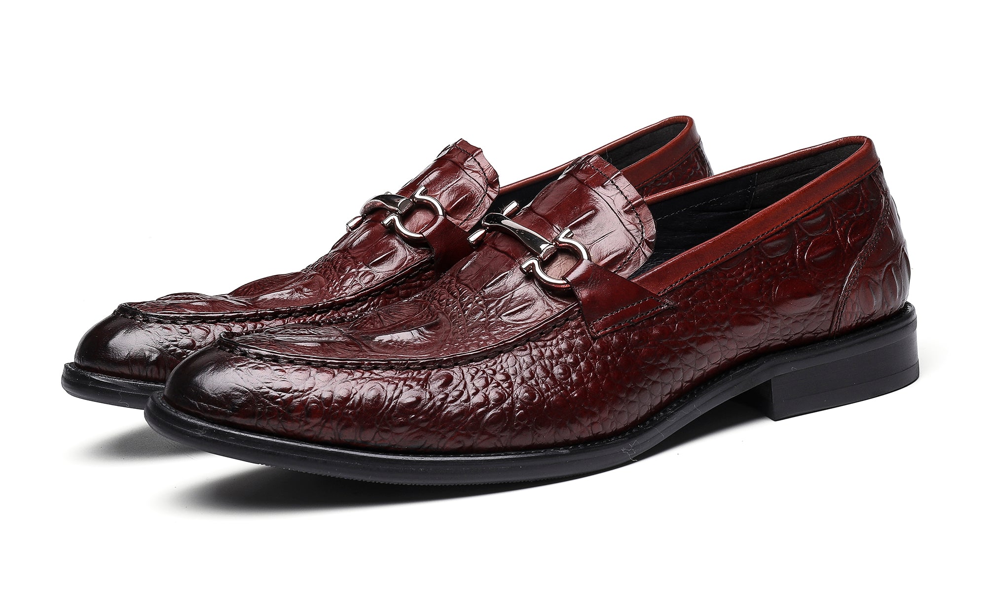 Men's Alligator Patent Loafers