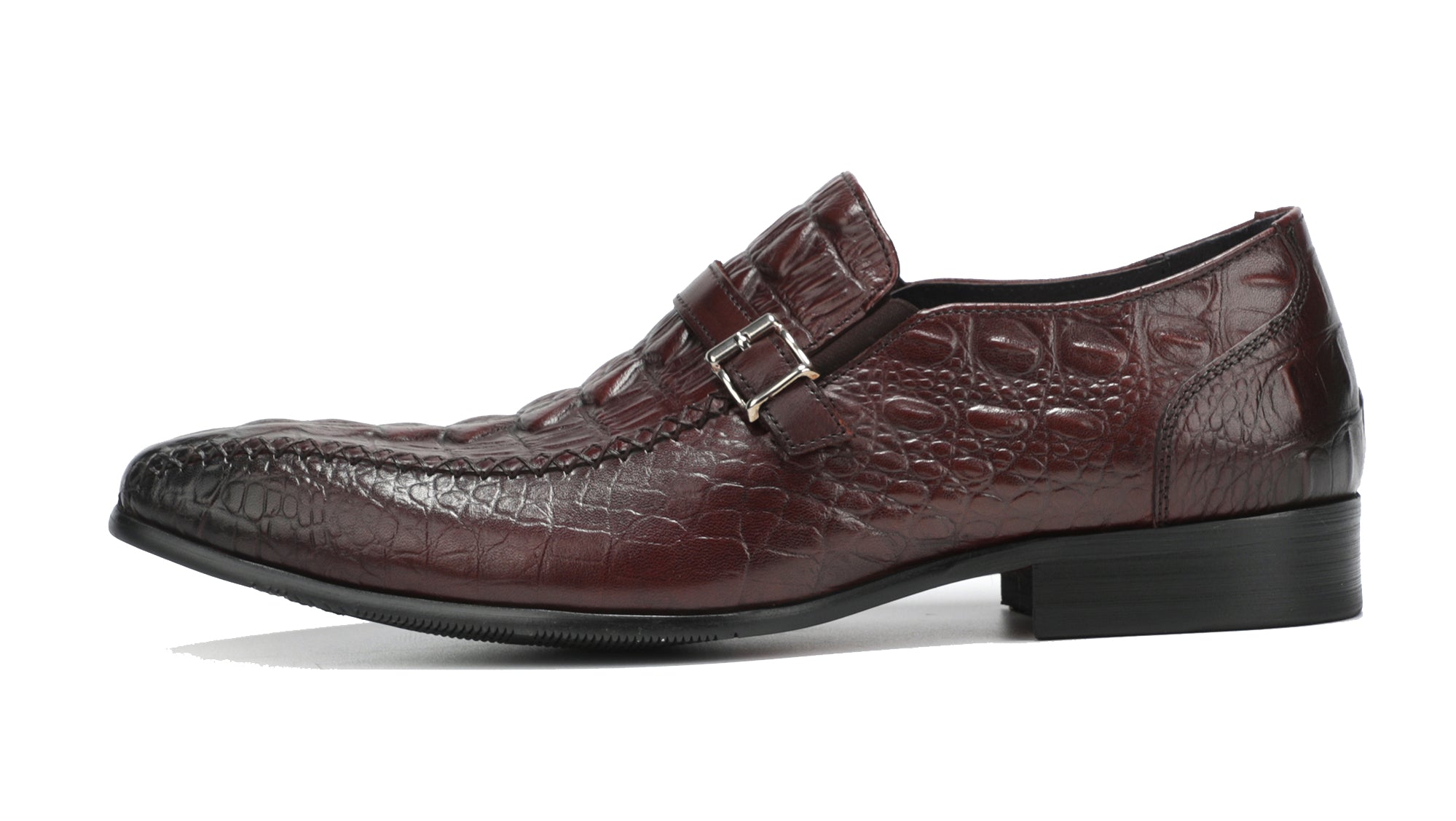 Men's Monk Strap Soft Leather Loafers