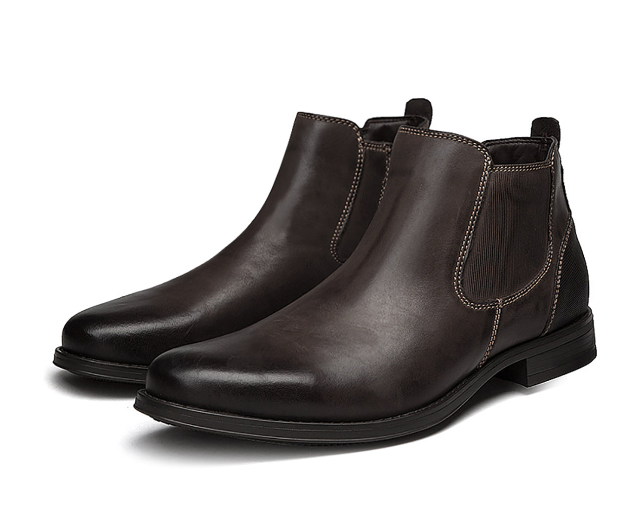 Botas Chelsea de hombre con cremallera 