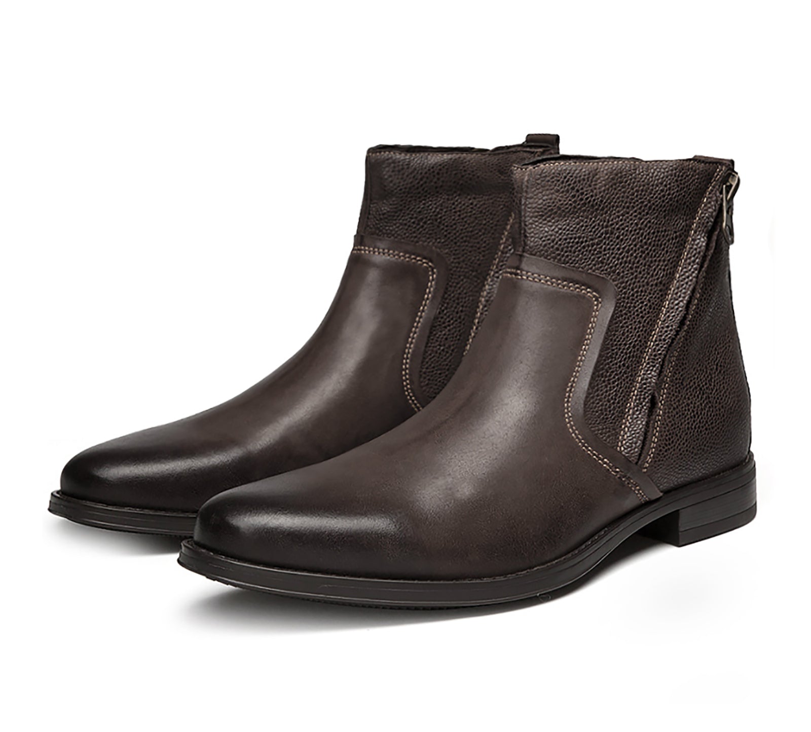 Botas Chelsea con punta en punta para hombre 