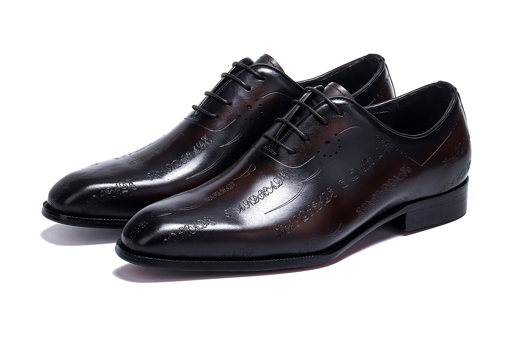 Oxfords de cuero de moda formal para hombres 