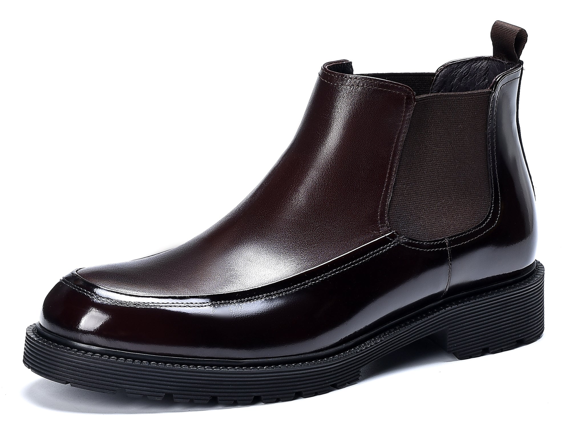 Botas Chelsea informales de cuero para hombre 