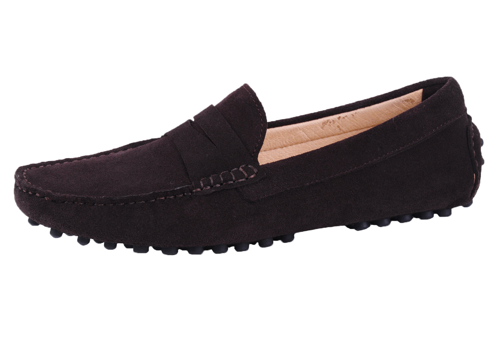 Men's Classic Suede Penny Driving Moccasins