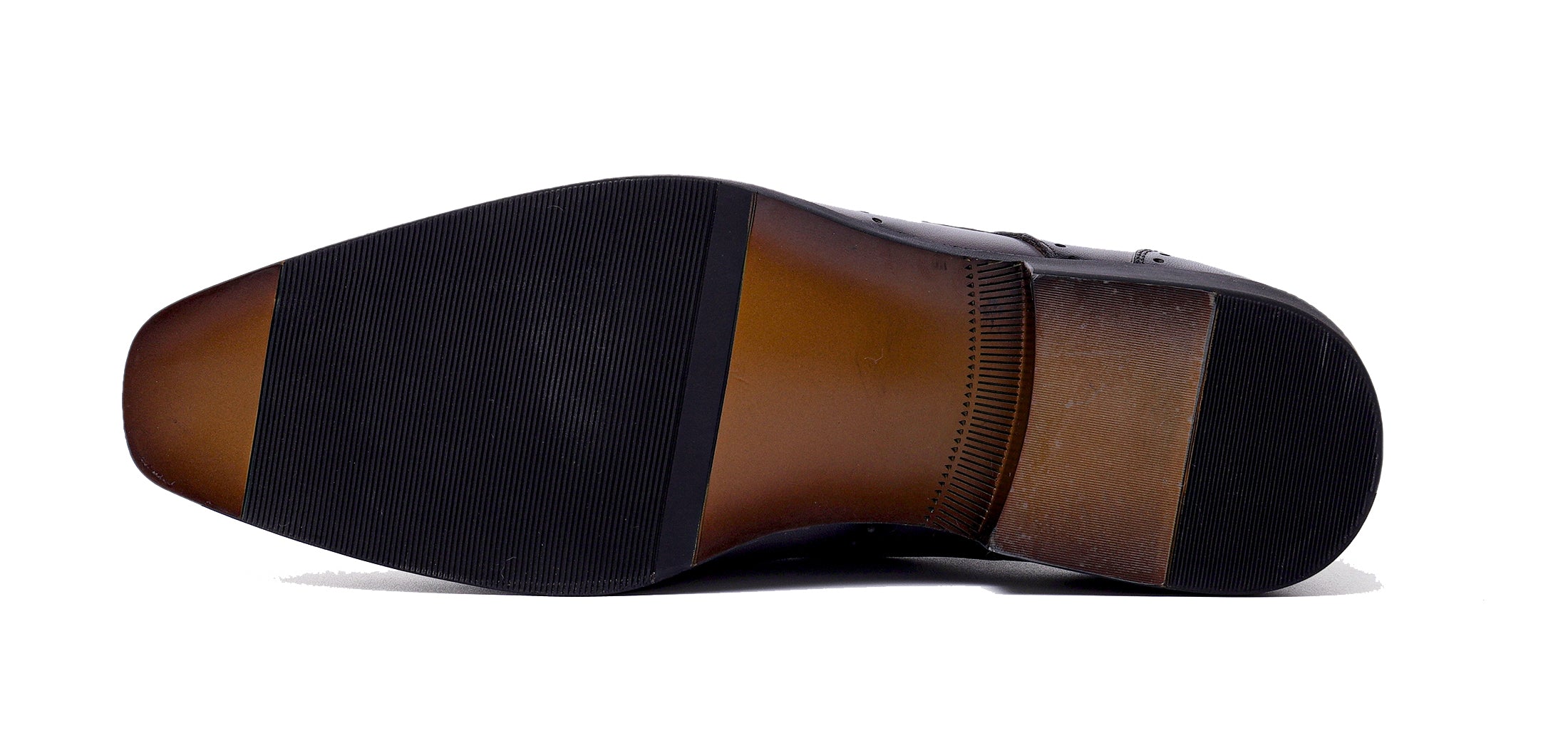 Mocasines formales con correa retro para hombre