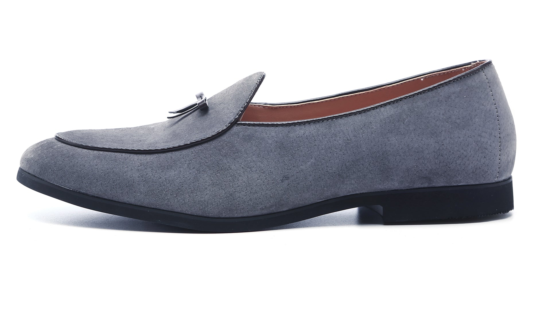 Men's Suede Bow Casual Loafers