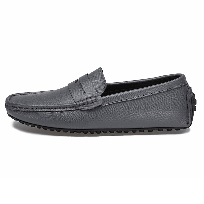 Men's Genuine Leather Plain Driving Moccasins