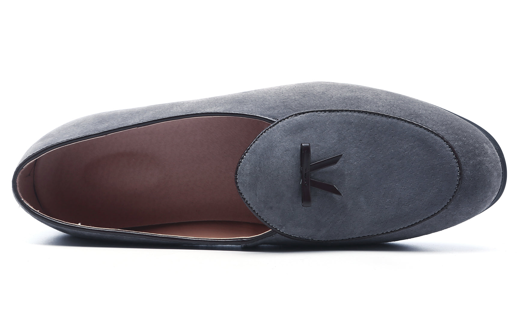 Mocasines casuales con lazo de ante para hombre