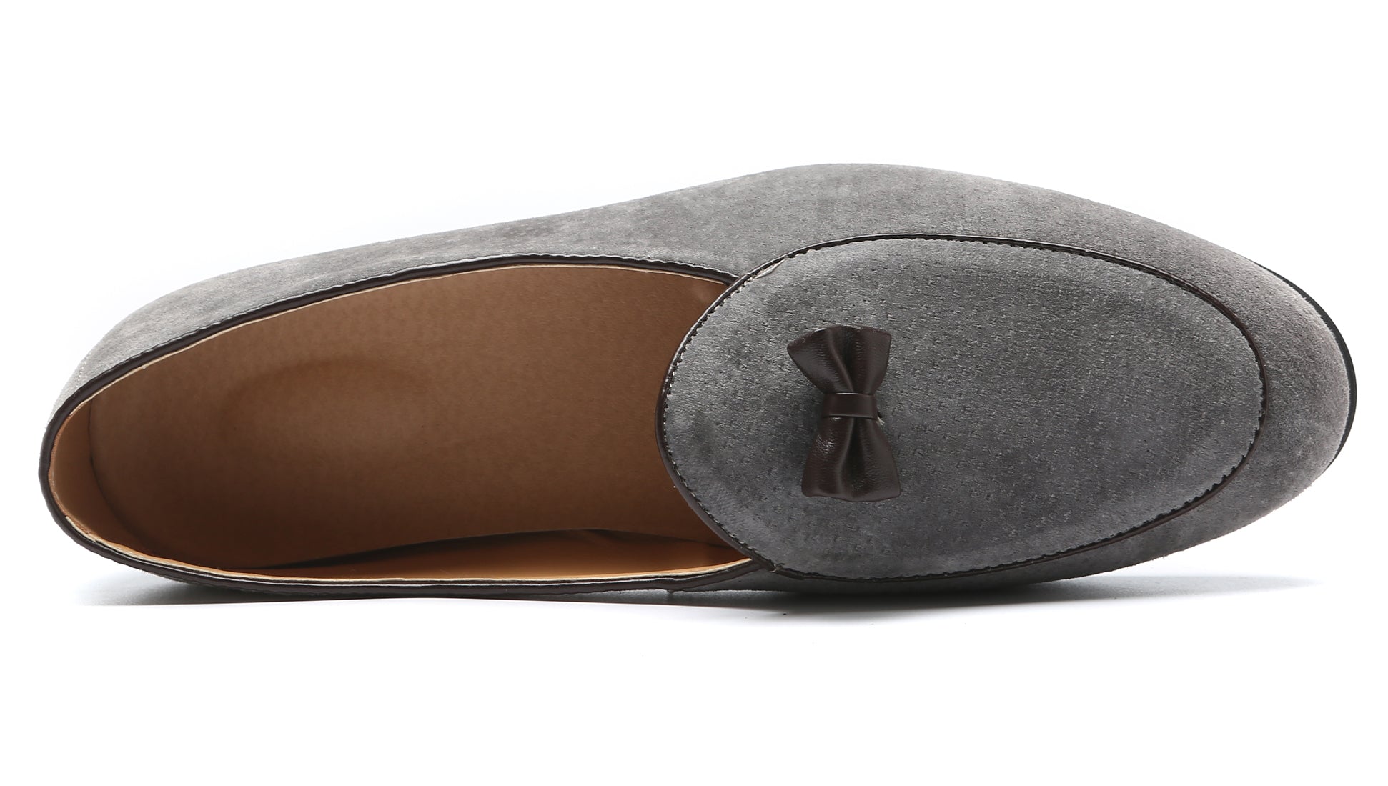 Men's Suede Bow Loafers