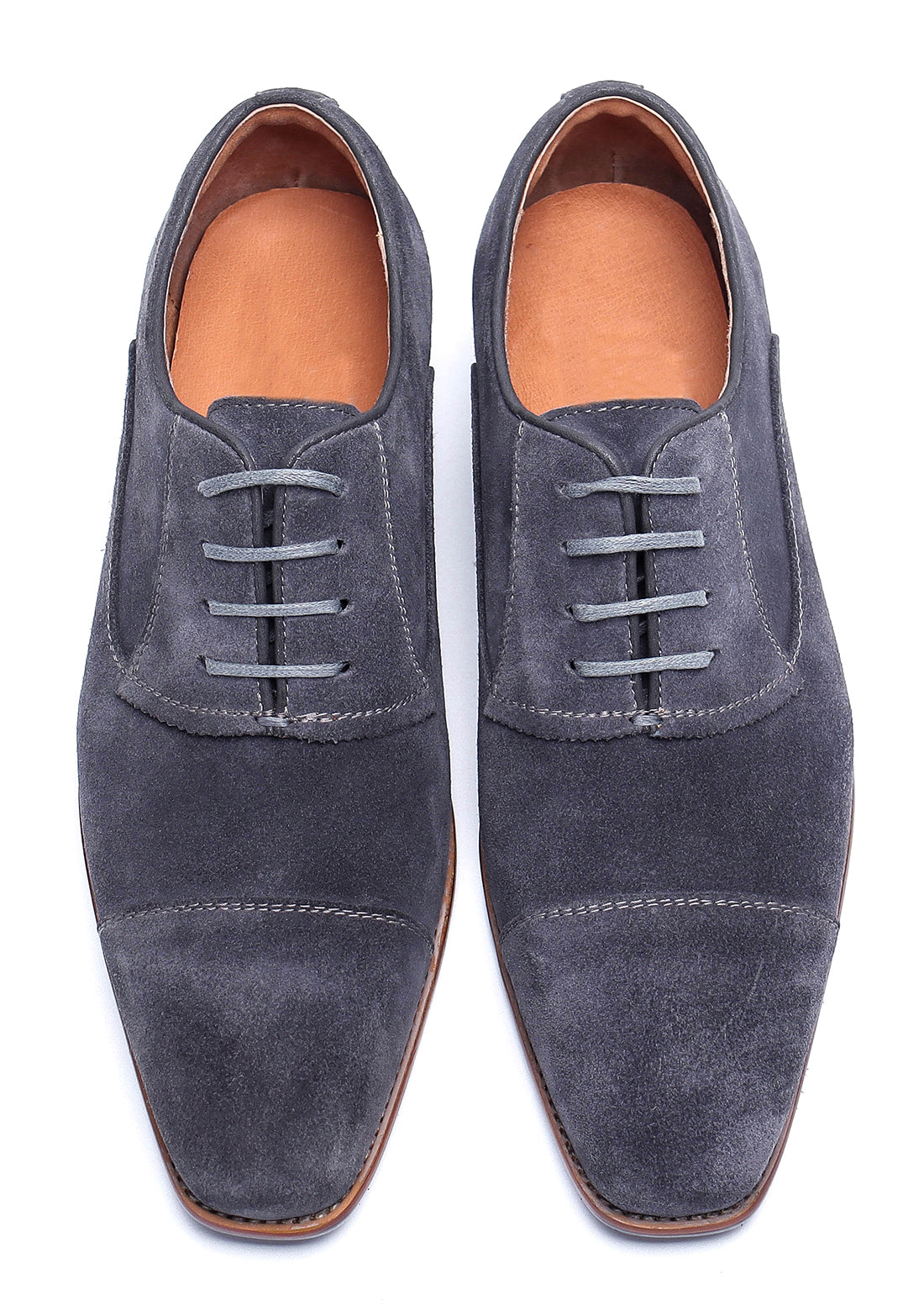 Oxfords de piel de ante transpirable para hombre 