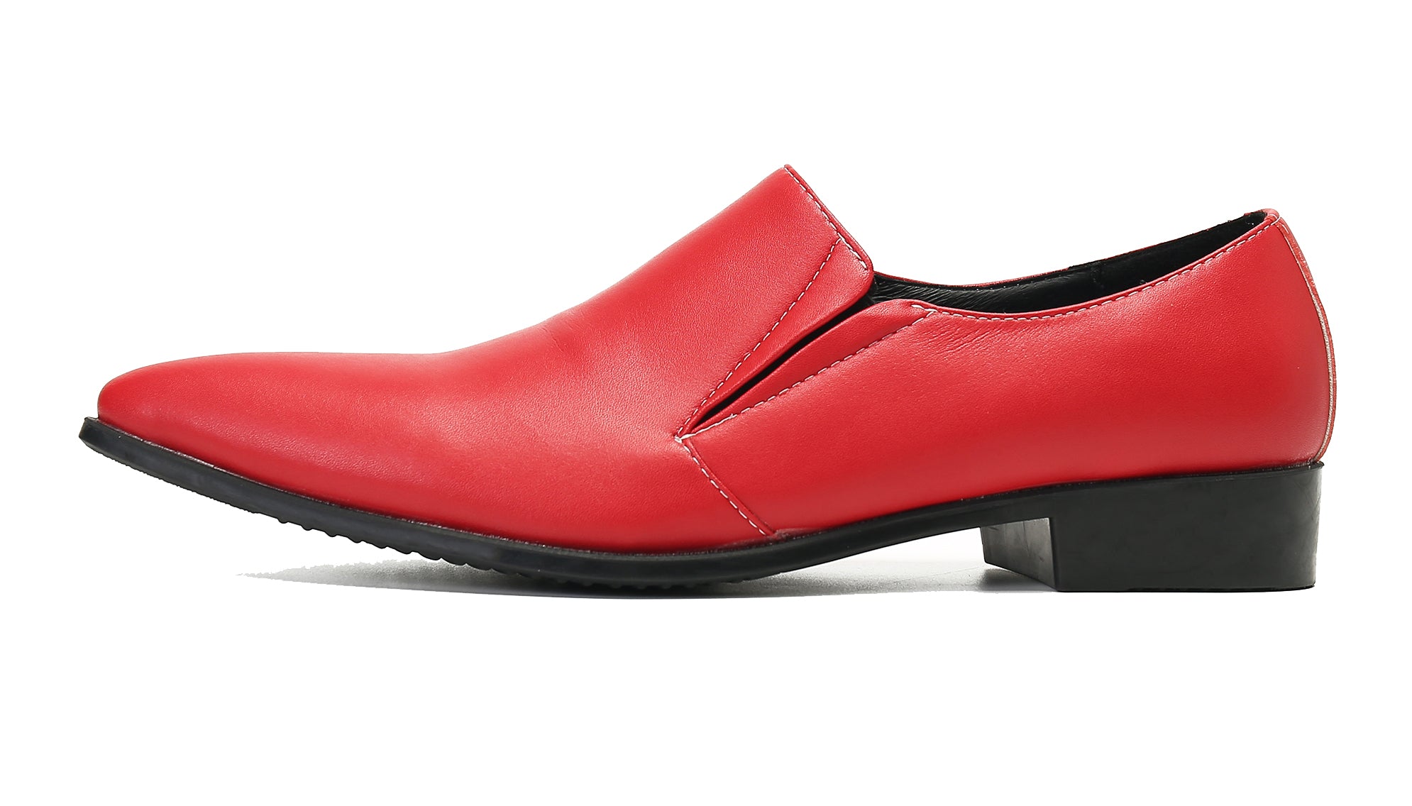 Men's Leather Slip On Smoking Loafers