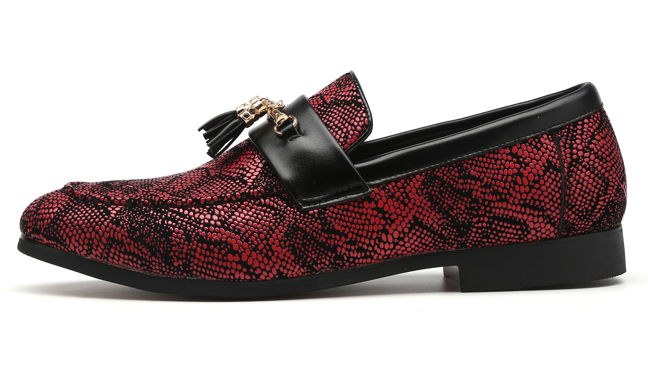 Men's Polka Dots Tassel Loafers