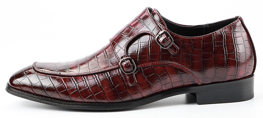 Men's Double Monk Strap Loafers