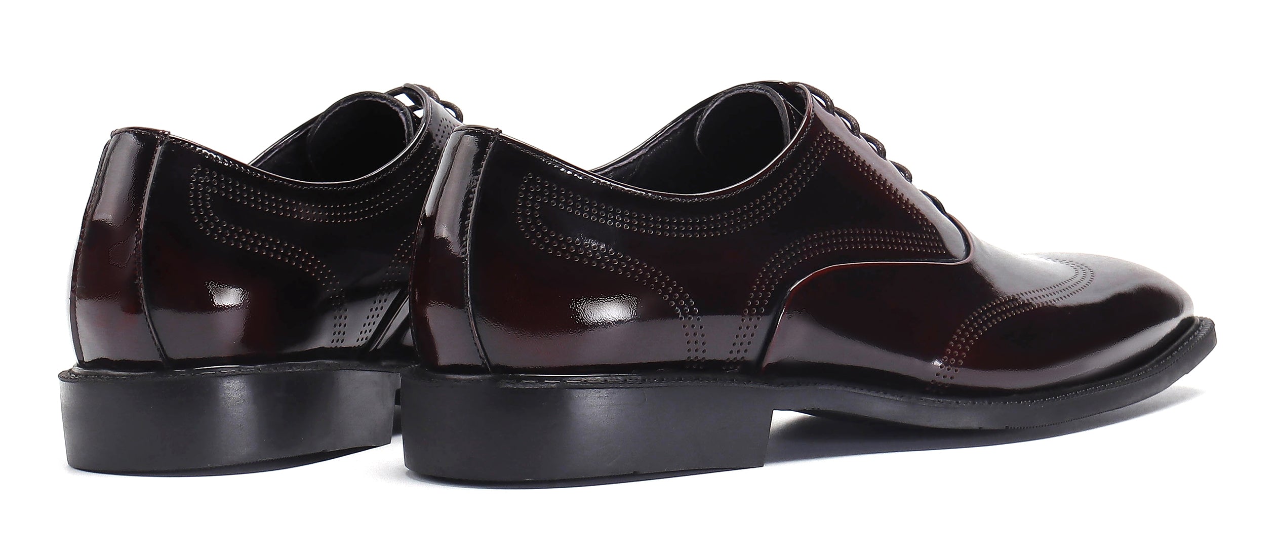 Men's Formal Patent Leather Brogue Oxfords