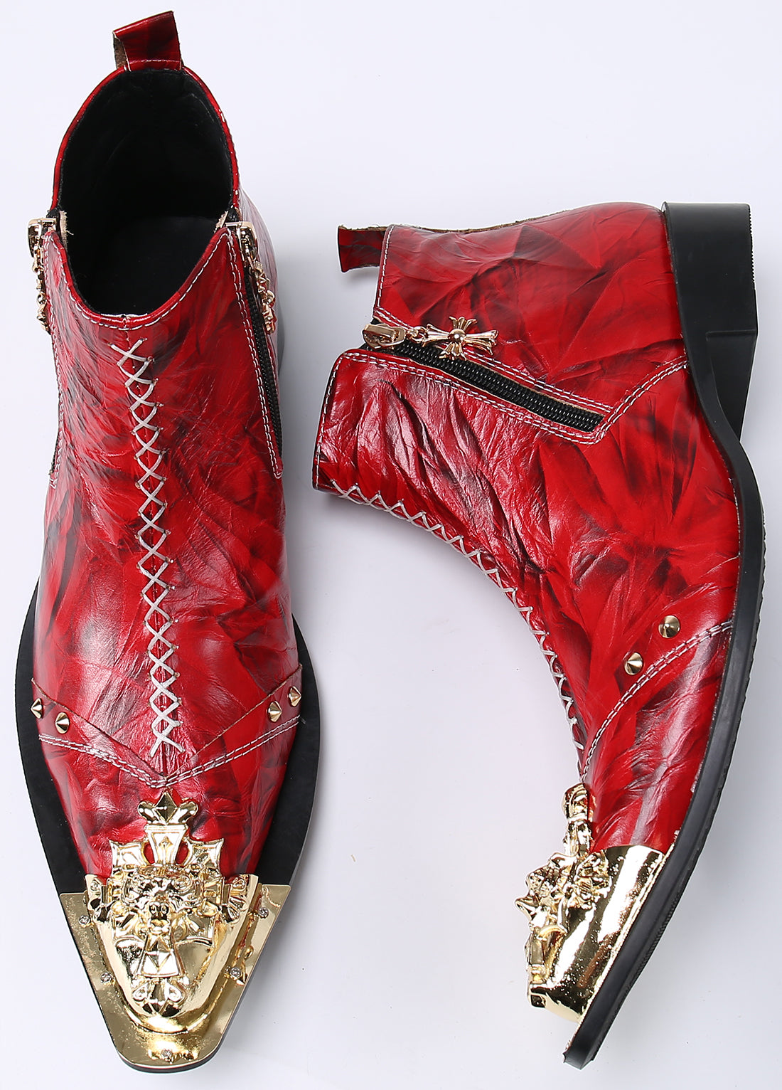 Men's Metal Tip Party Western Boots