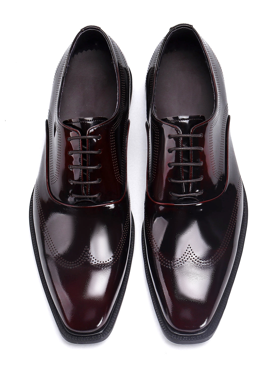 Men's Formal Patent Leather Brogue Oxfords