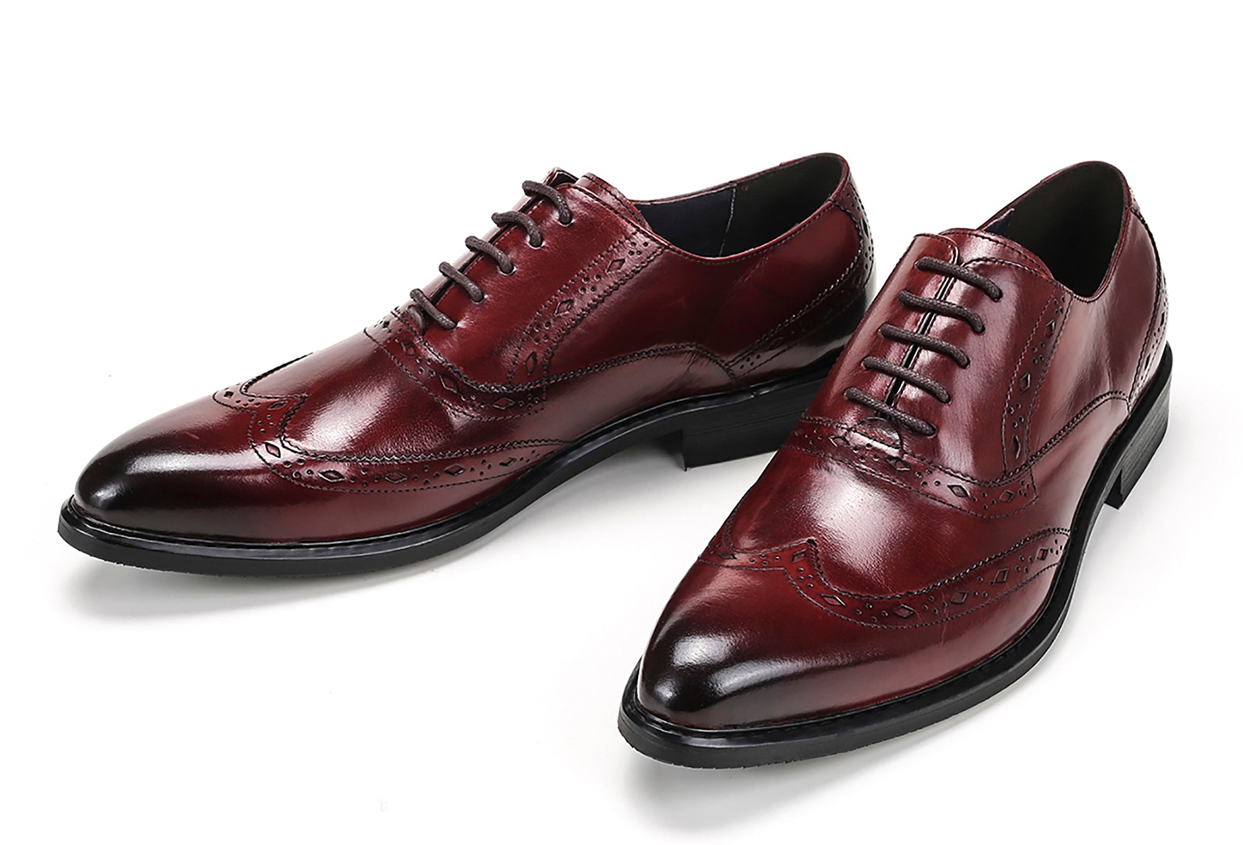 Men's Lace-up Brogues Leather Oxfords