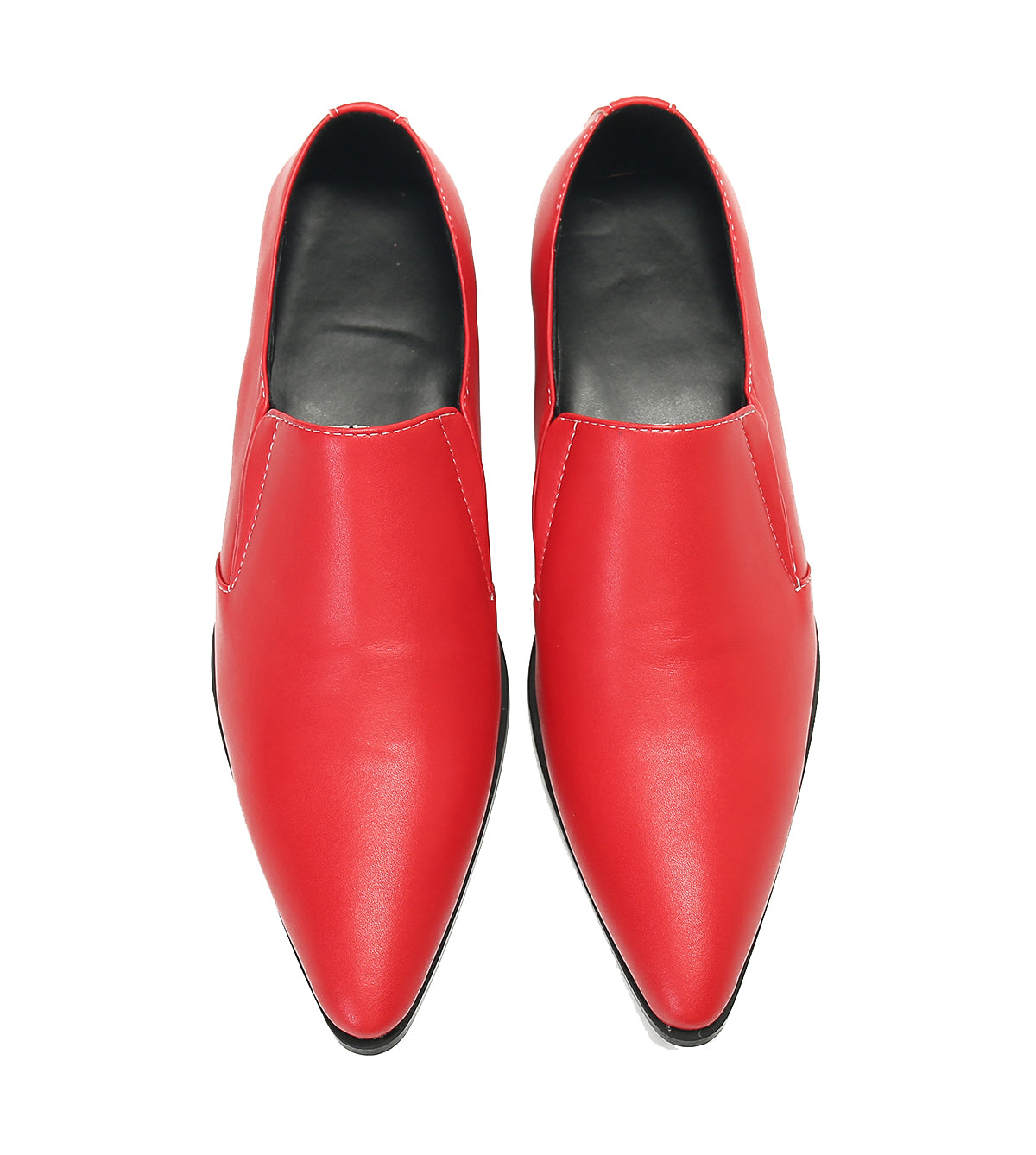 Men's Leather Slip On Smoking Loafers