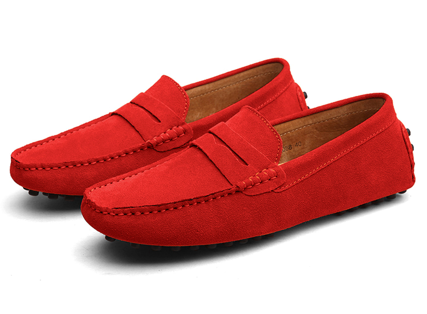 Men's Classic Suede Penny Driving Moccasins