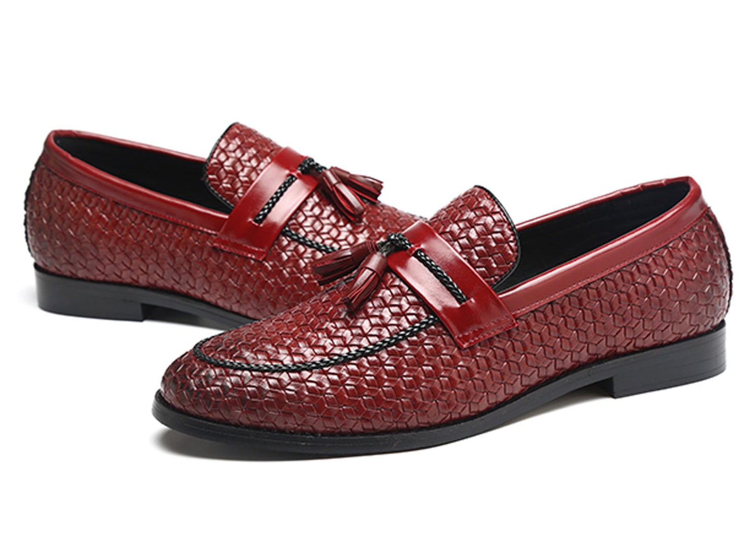 Men's Woven Tassel Loafers