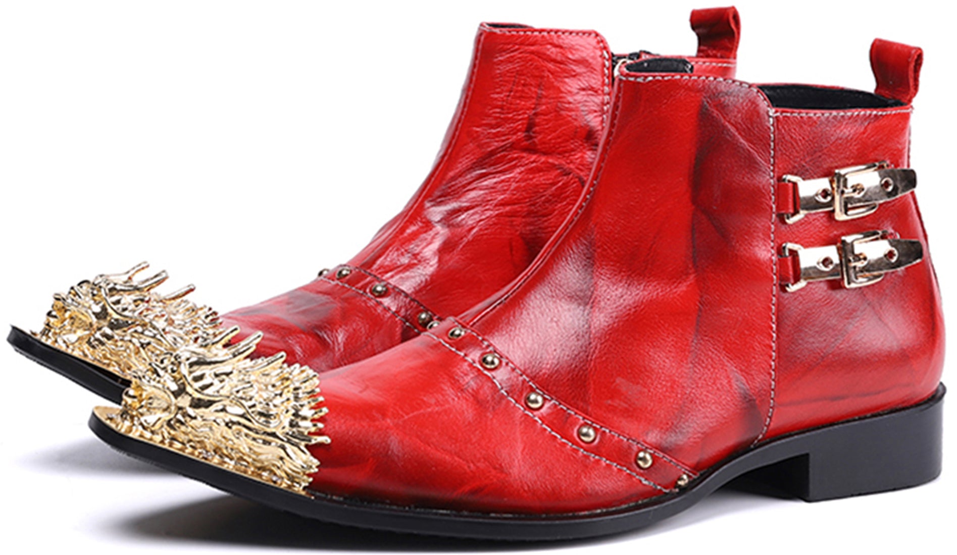 Men's Lion Metal Tip Western Boots