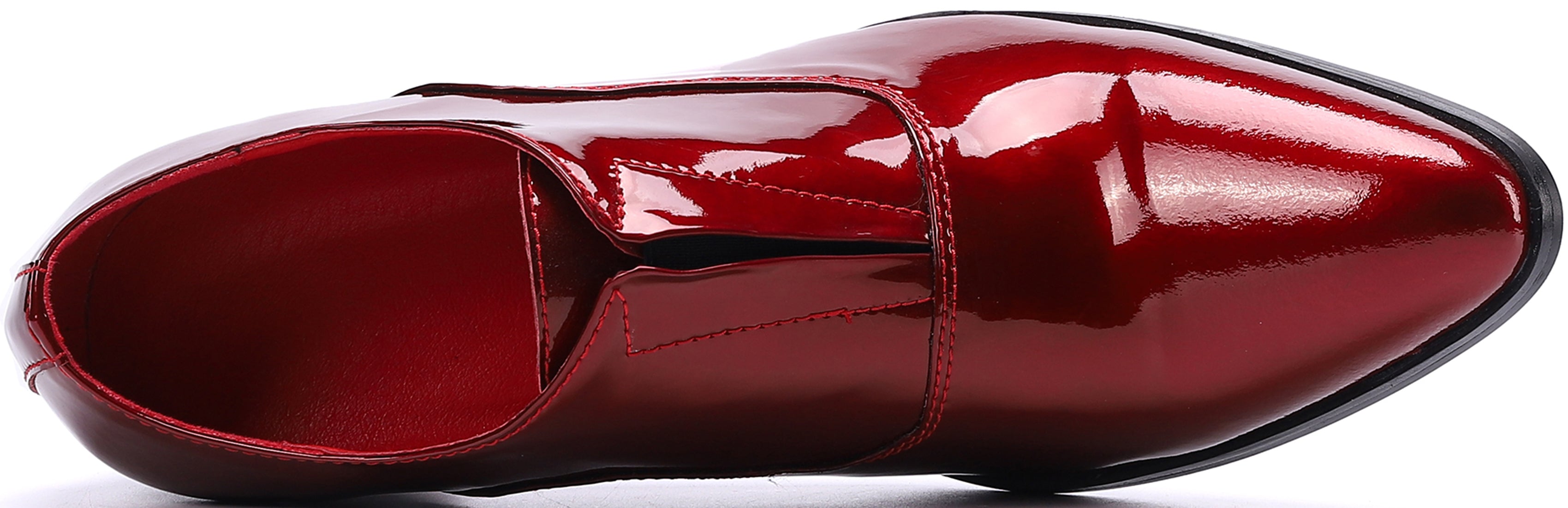 Men's Slip-on Cuban Heel Leather Loafer