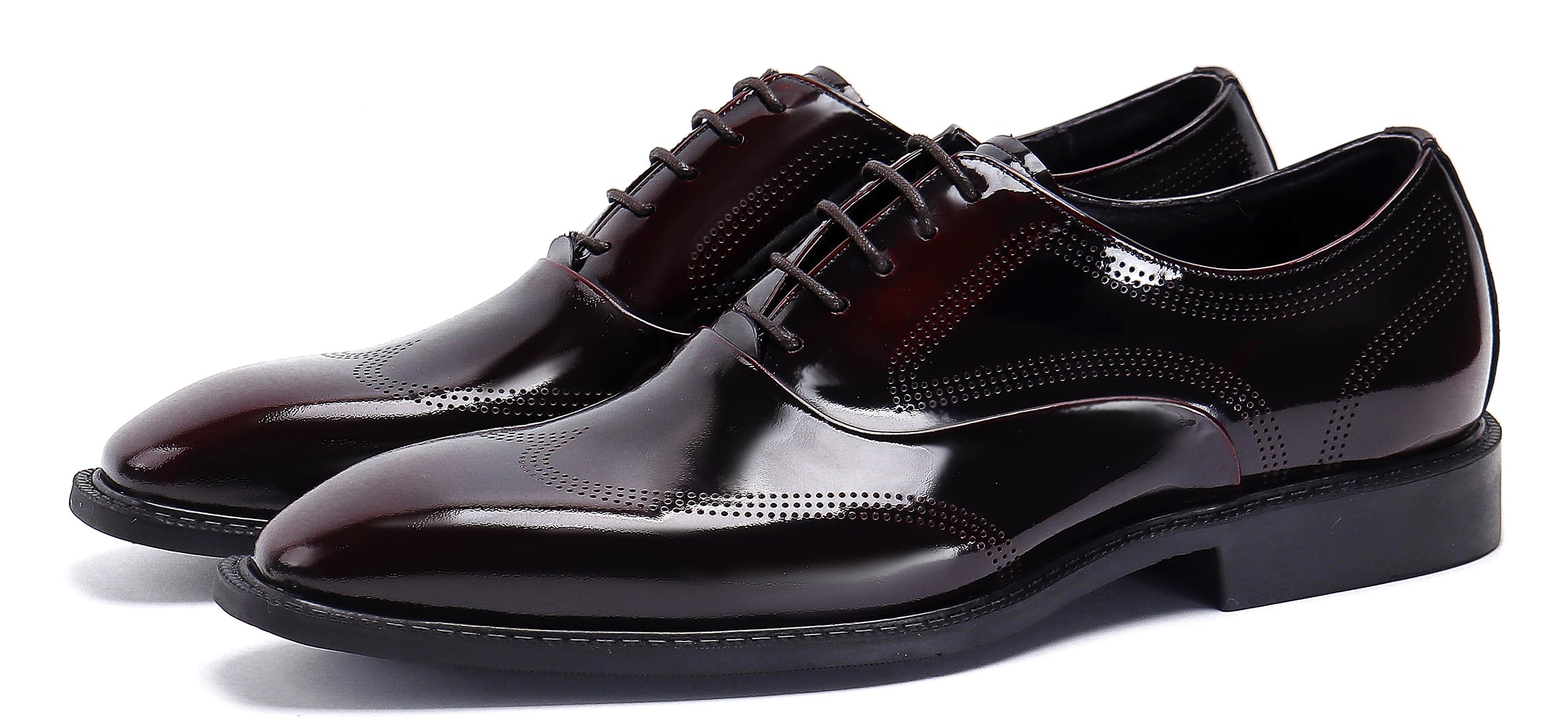 Men's Formal Patent Leather Brogue Oxfords