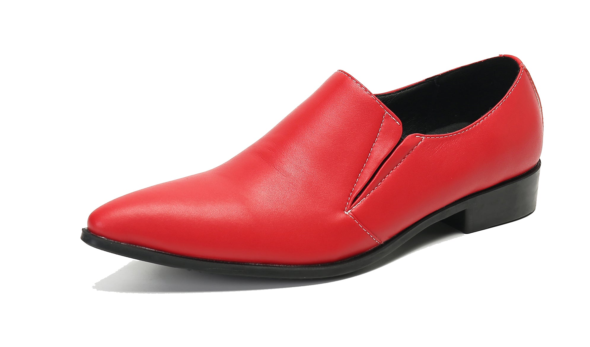 Men's Leather Slip On Smoking Loafers