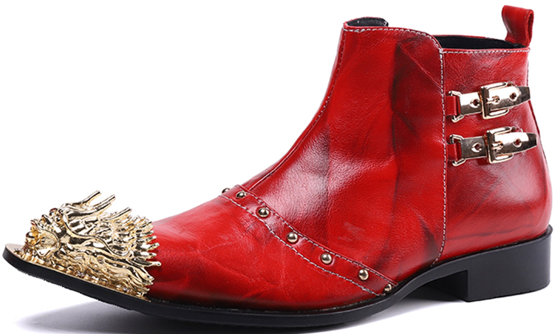 Men's Lion Metal Tip Western Boots