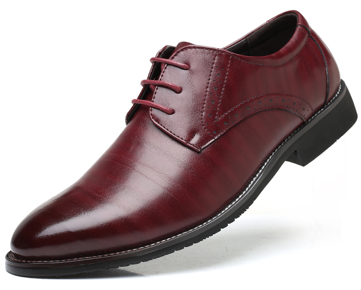 Men's Brogue Plain Derby Shoes