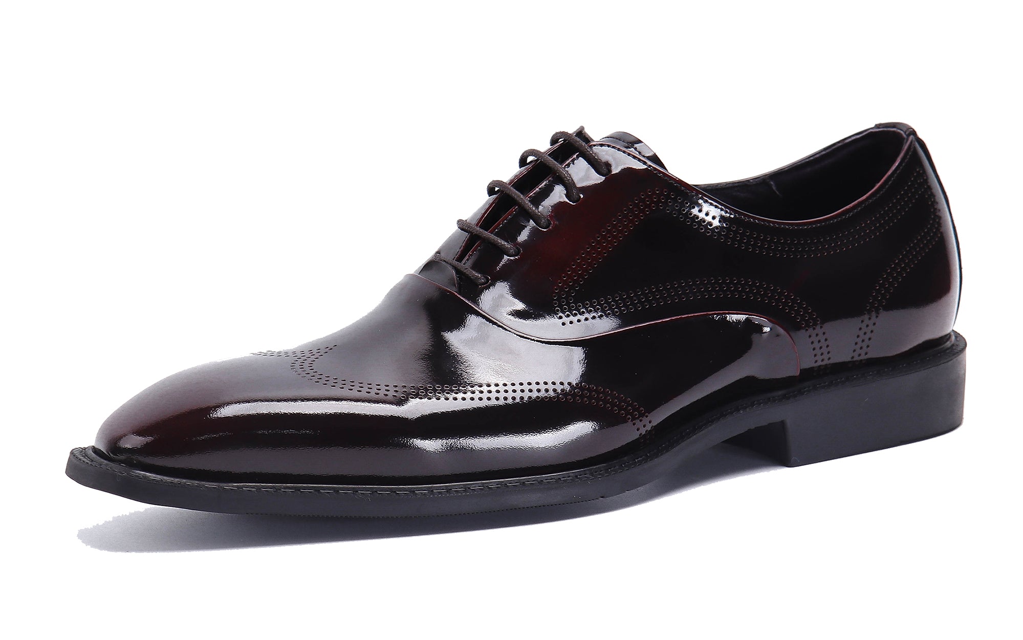 Men's Formal Patent Leather Brogue Oxfords