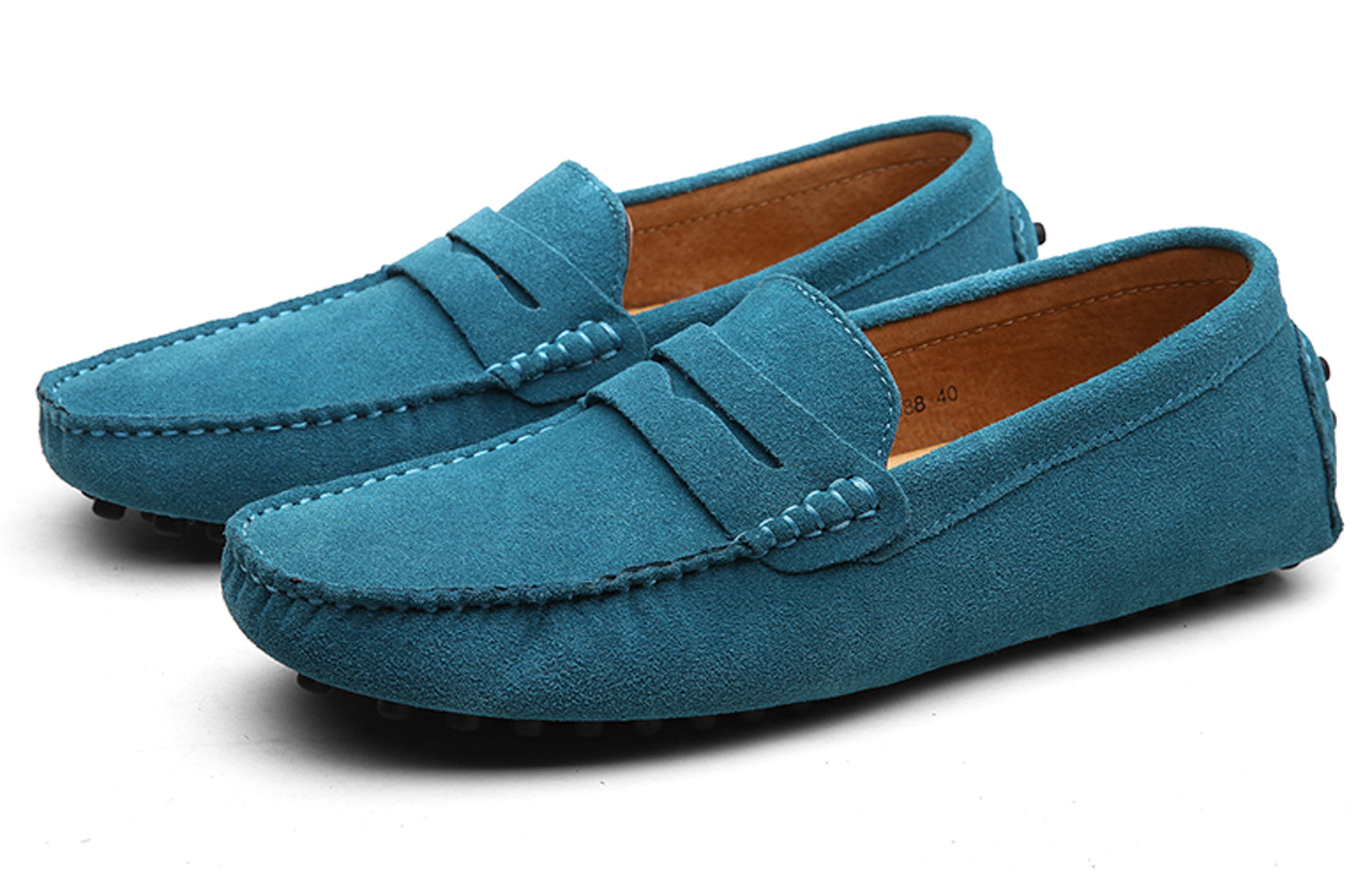 Men's Classic Suede Penny Driving Moccasins