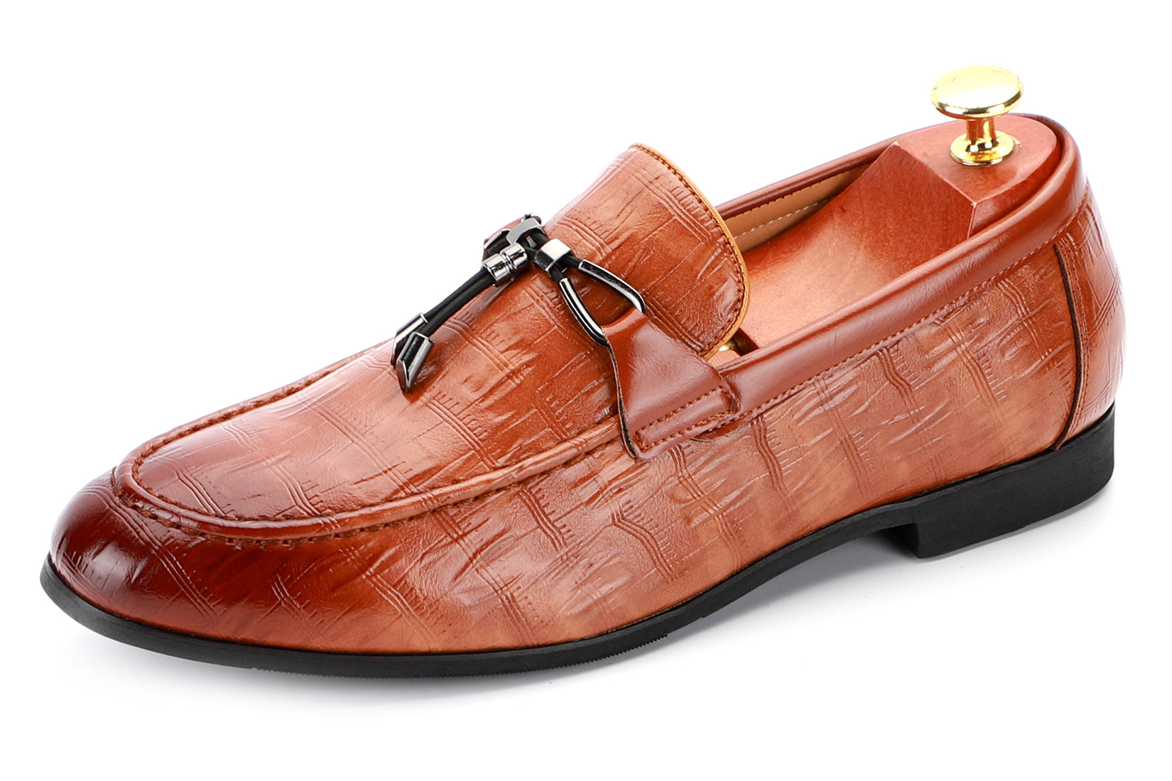 Men's Bow Tassel Smoking Loafers