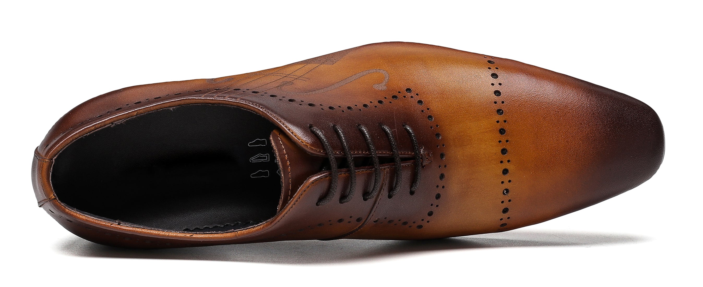 Men's Leather Oxfords Music Notation