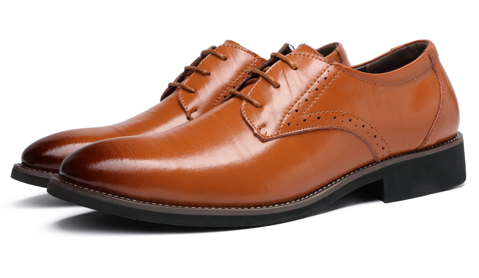 Zapatos brogue informales para hombre Derby