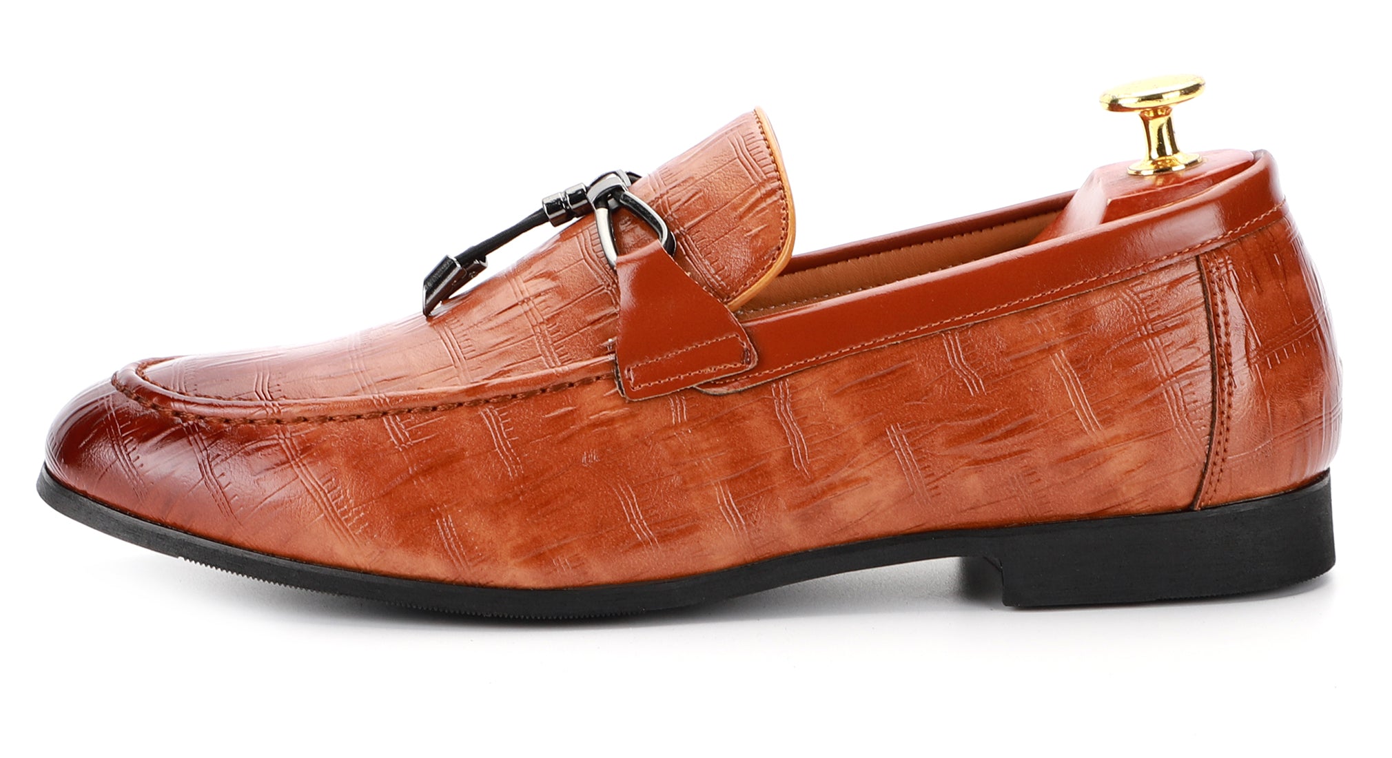 Men's Bow Tassel Smoking Loafers