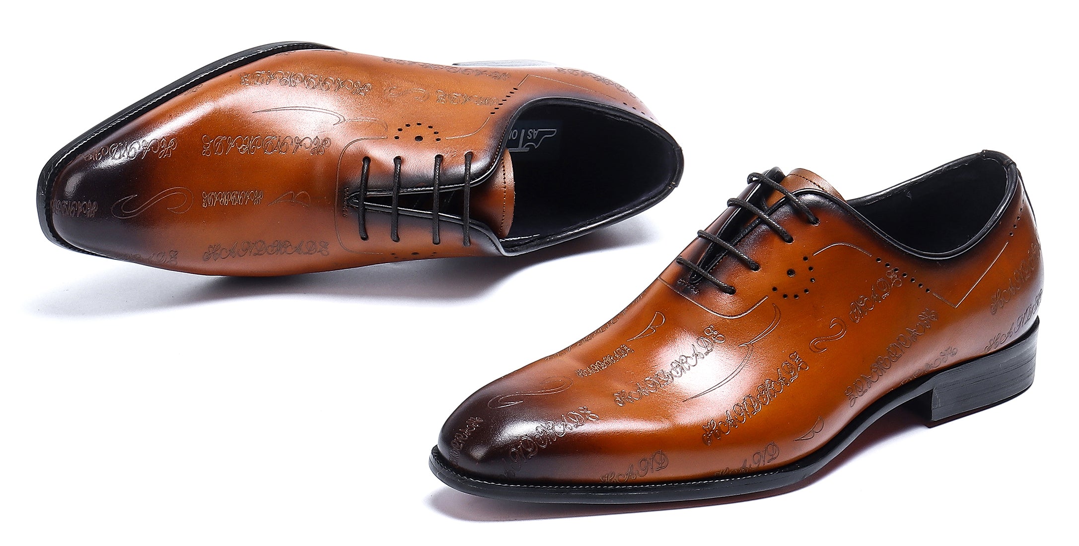 Oxfords de cuero de moda formal para hombres 