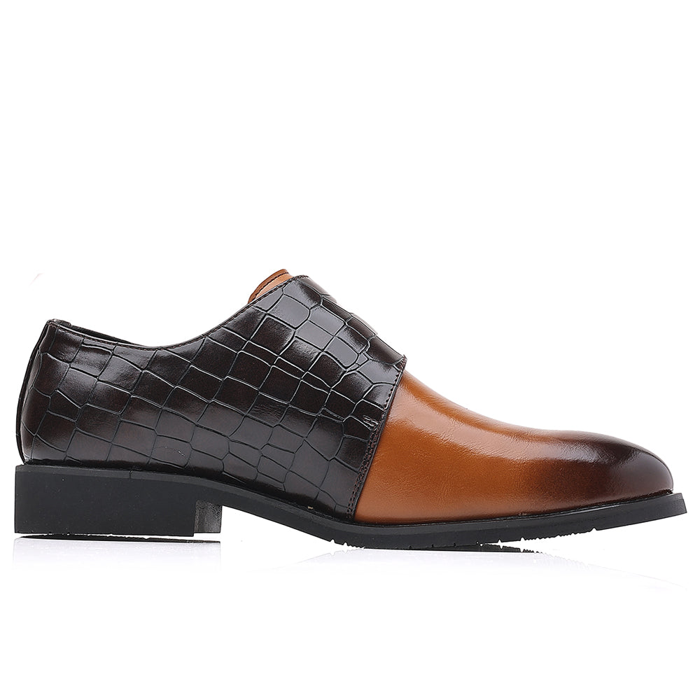 Mocasines con hebilla para hombre Negro Marrón