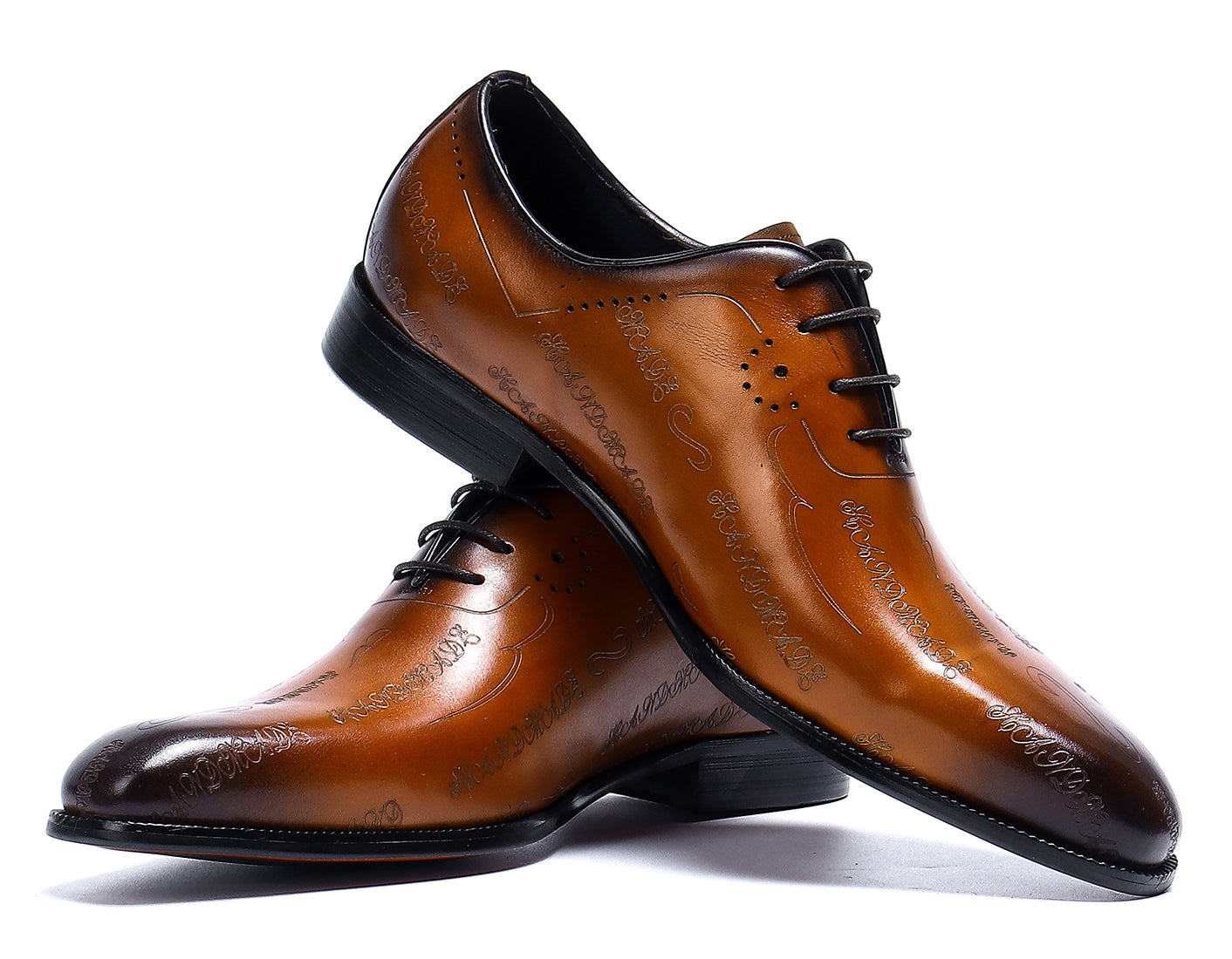 Oxfords de cuero de moda formal para hombres 