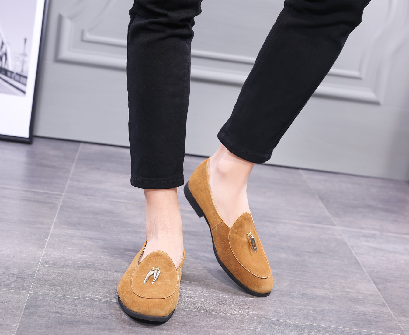 Men's Suede Casual Loafers