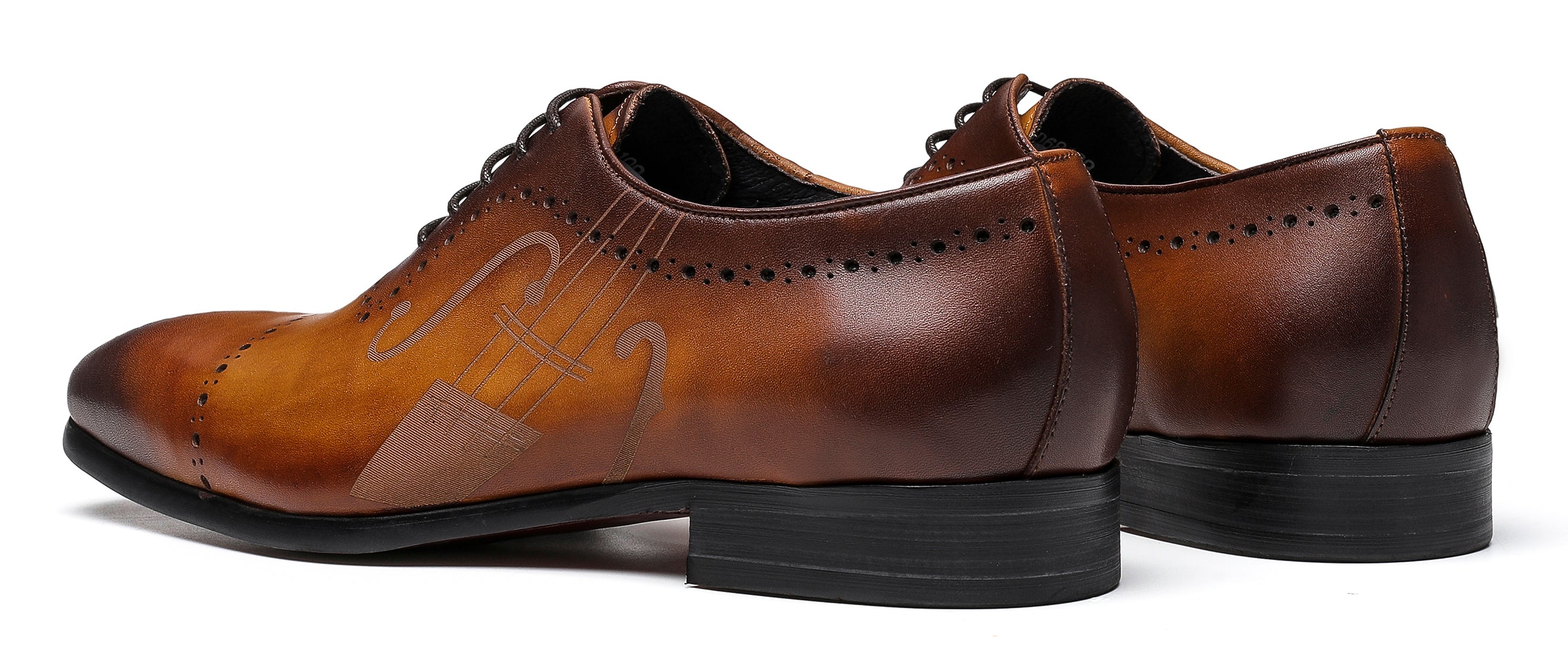 Men's Leather Oxfords Music Notation