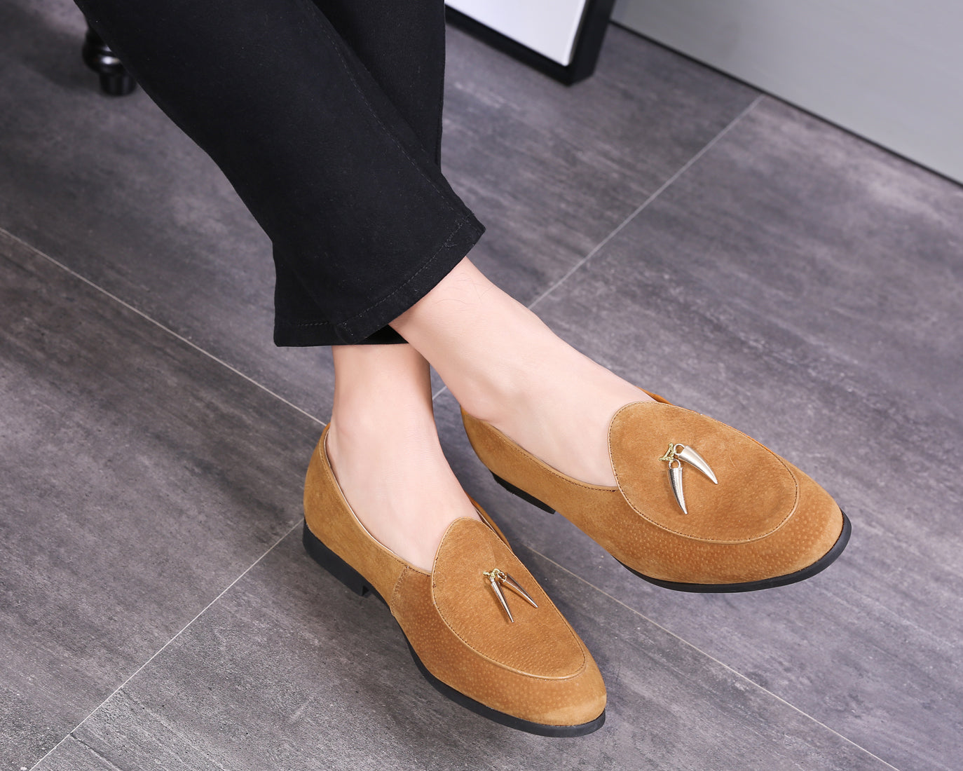 Men's Suede Casual Loafers