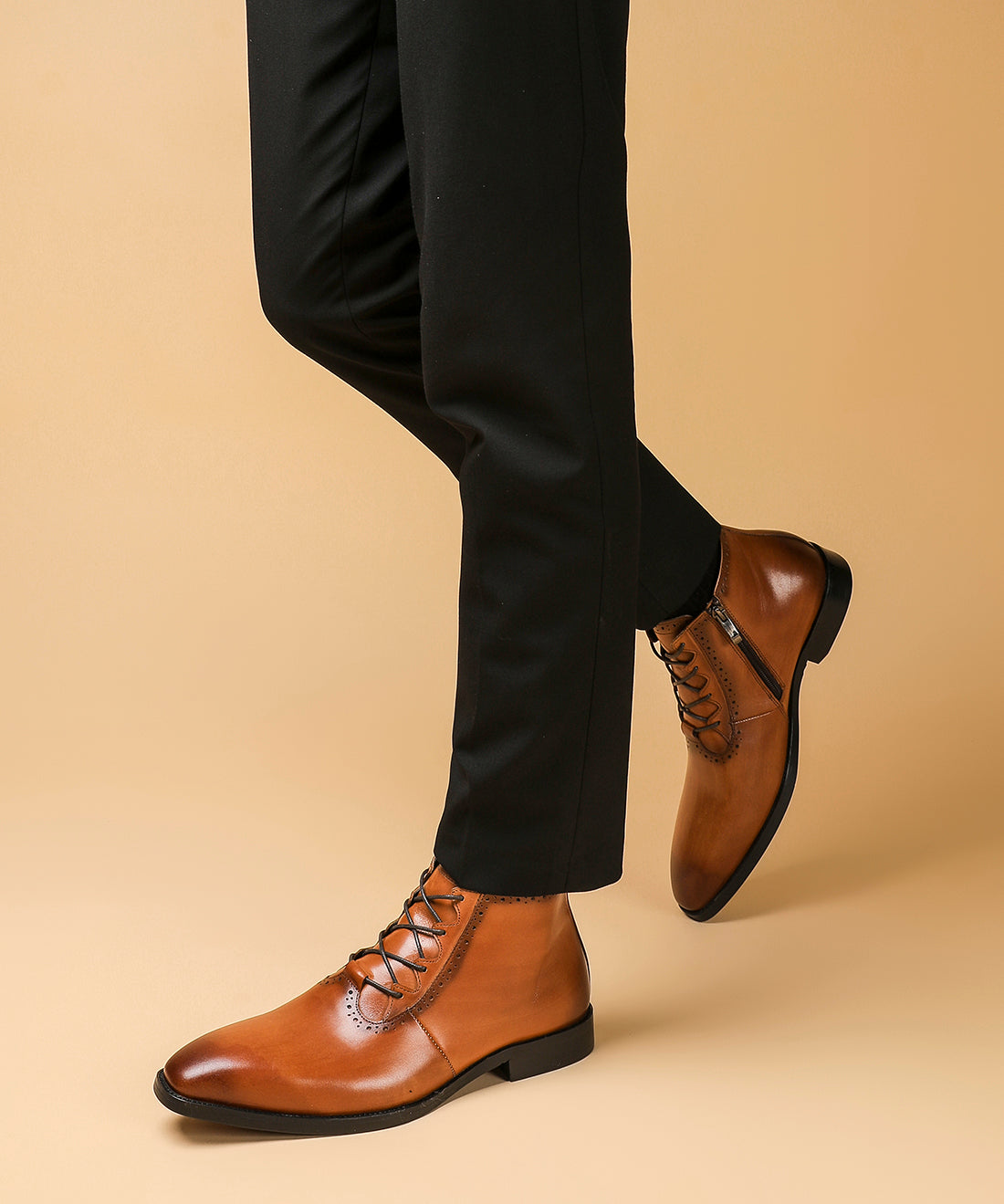 Men's Zipper Formal Dress Boots