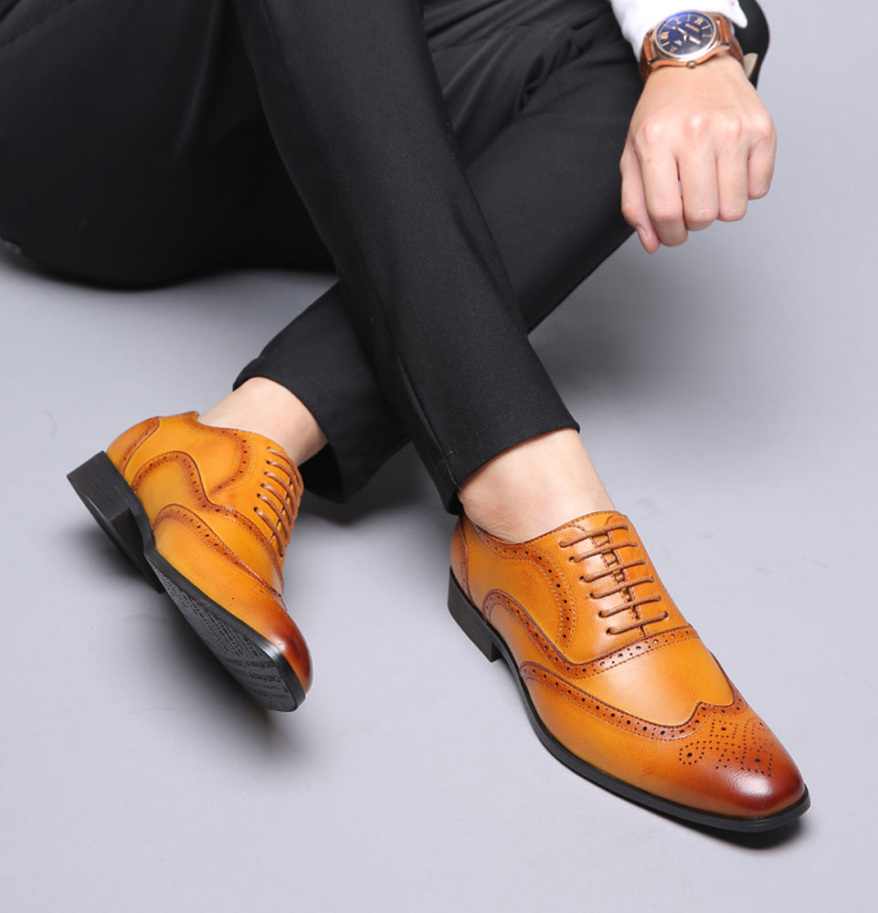 Men's Wingtip Brogue Oxfords