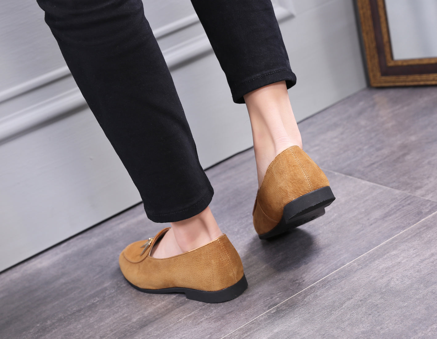 Men's Suede Casual Loafers